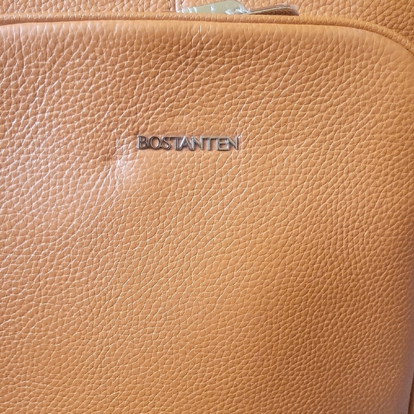 BOSTANTEN Women\'s Tan Leather Backpack - Pebbled Travel Backpack main image 7
